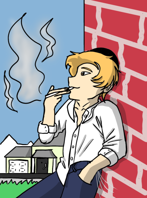 Just some Jewish guy smoking