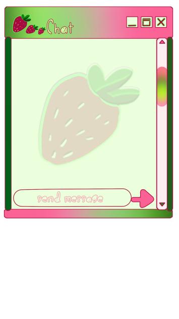 Strawberry chat box small