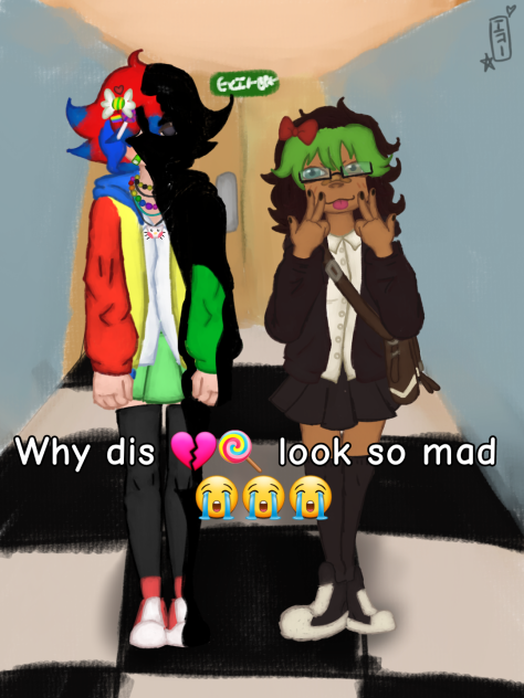 Why dis 💔🍭 look so mad 😭😭😭