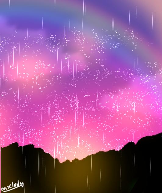 Galaxy Sunset!