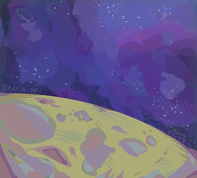 Space doodle 💜🪐