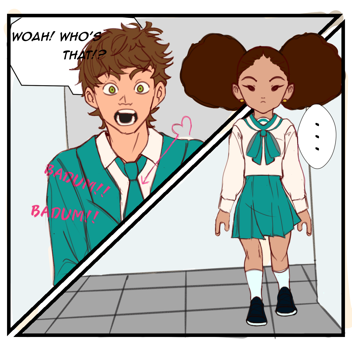 Webtoon practice - ibisPaint