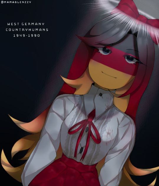 West Germany #2 (Female) - Countryhumans