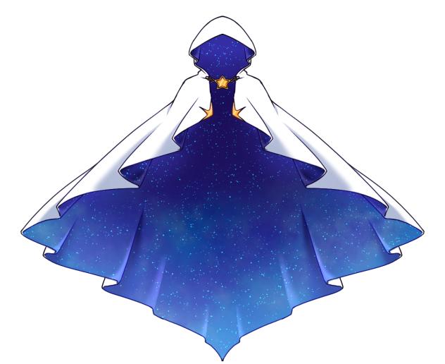 星のローブ(白)