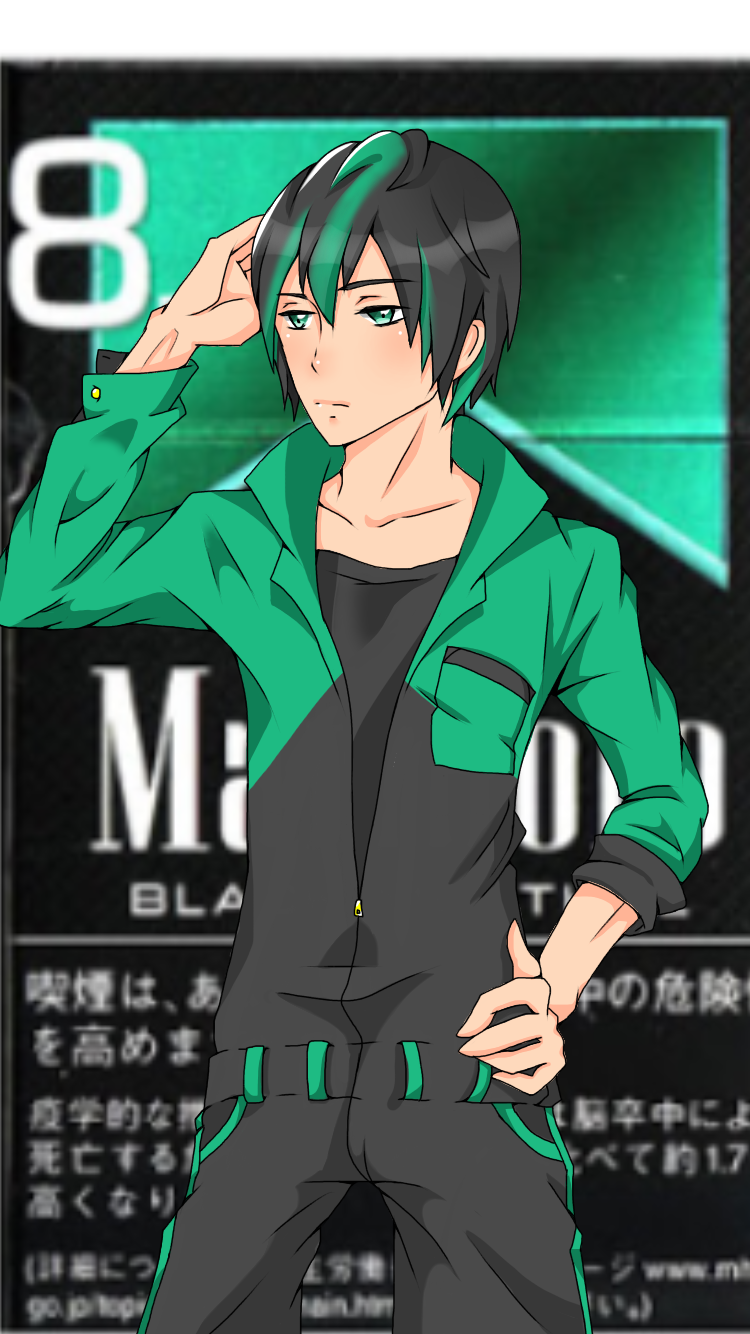 擬人化 マルボロ ブラックメンソール Ibispaint