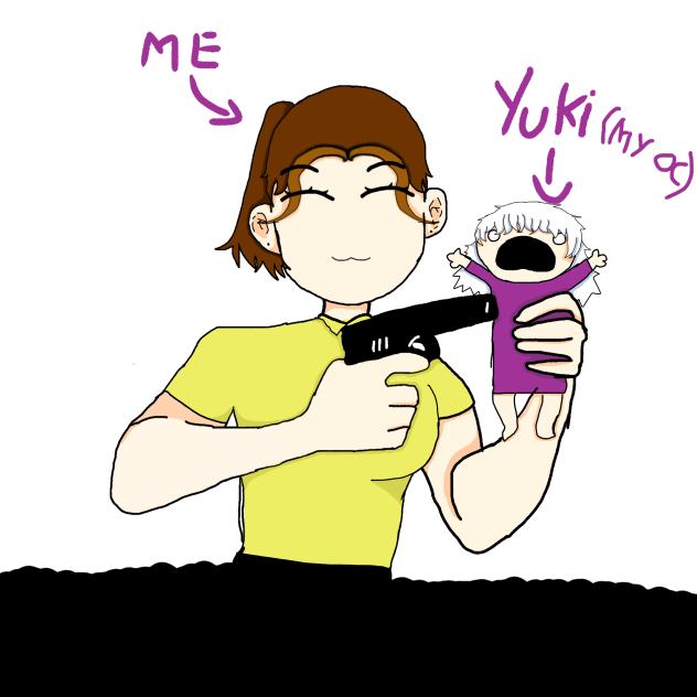 me vs my oc