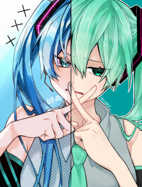 塗り絵合作