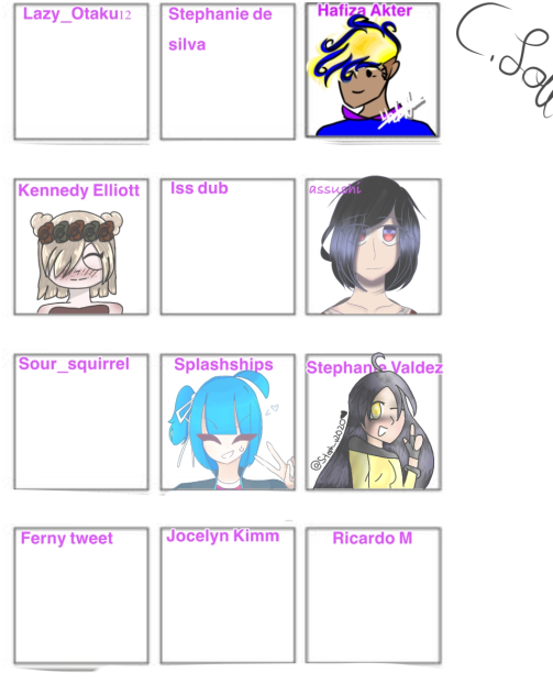 Lous fav artists