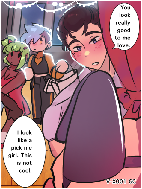 P2 finding an outfit for date nights