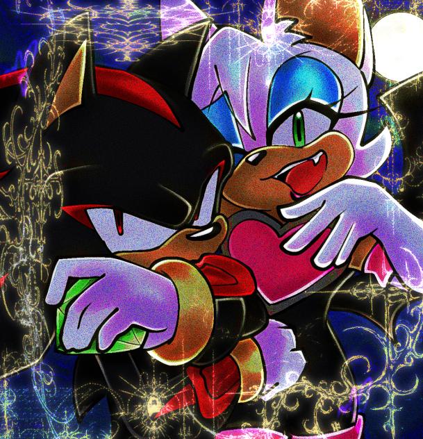 Shadow And Rouge fanart