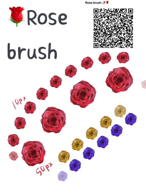 Rose brush🥀🌹