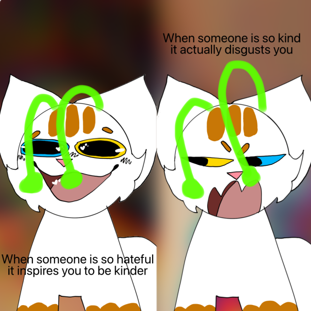 Hehe el gato has two sides