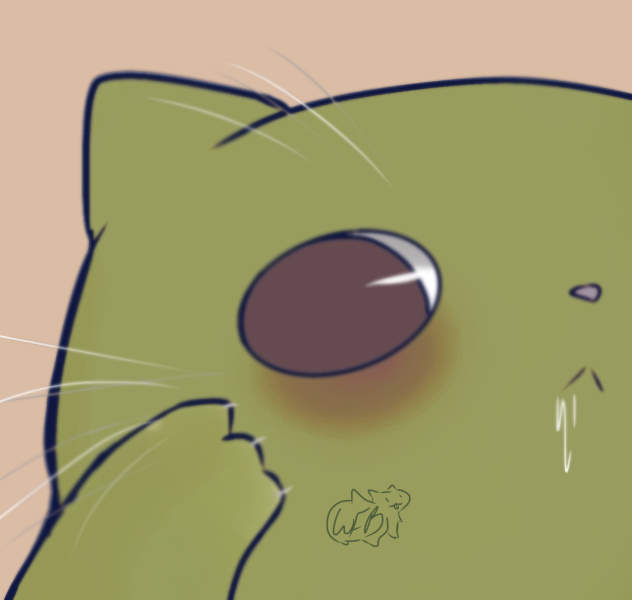 zombie cat - ibisPaint