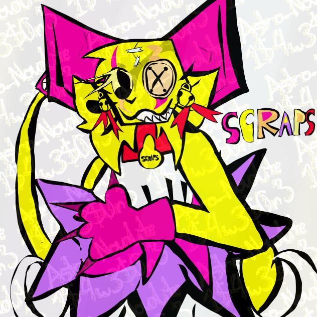 Scraps lasso art!!! XD