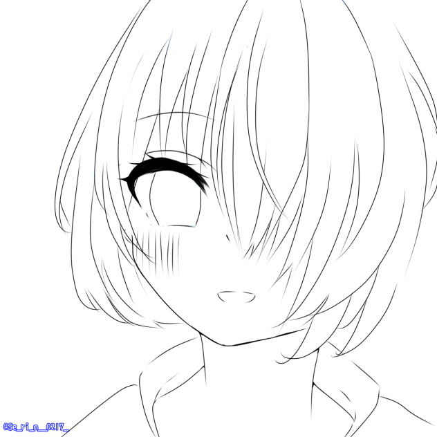 無題2525線画