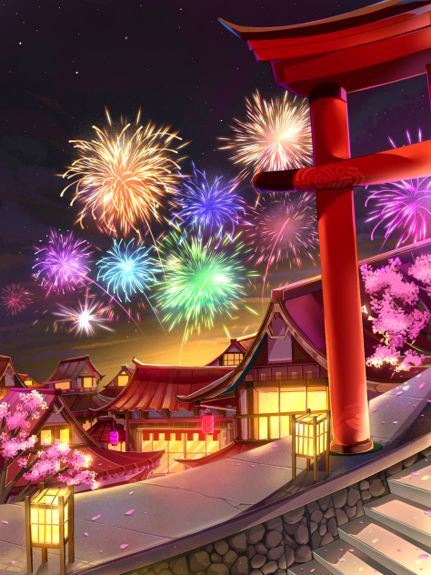 New Years Festival Scenery🎆