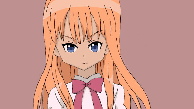 【番外編(？)】杏奈ちゃん(過去絵)をIbis paintで色塗ってみた