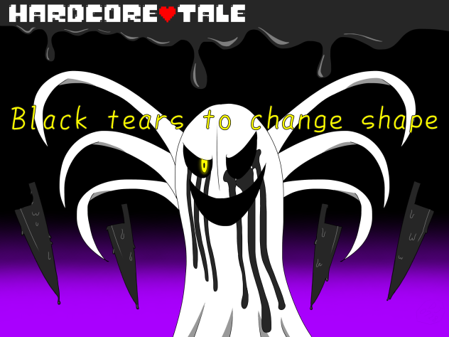 Black tears to change shape