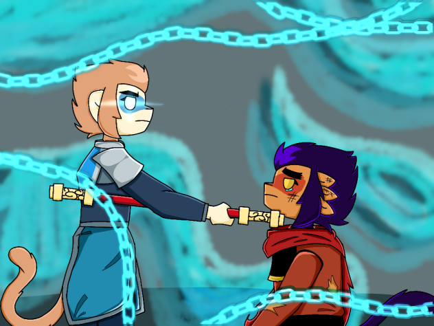 Macaque and Possessed Wukong