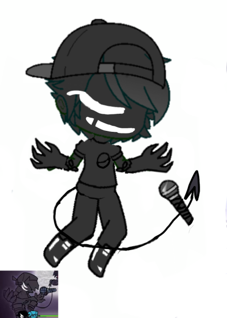 Fnf Soul bf Gacha drawing