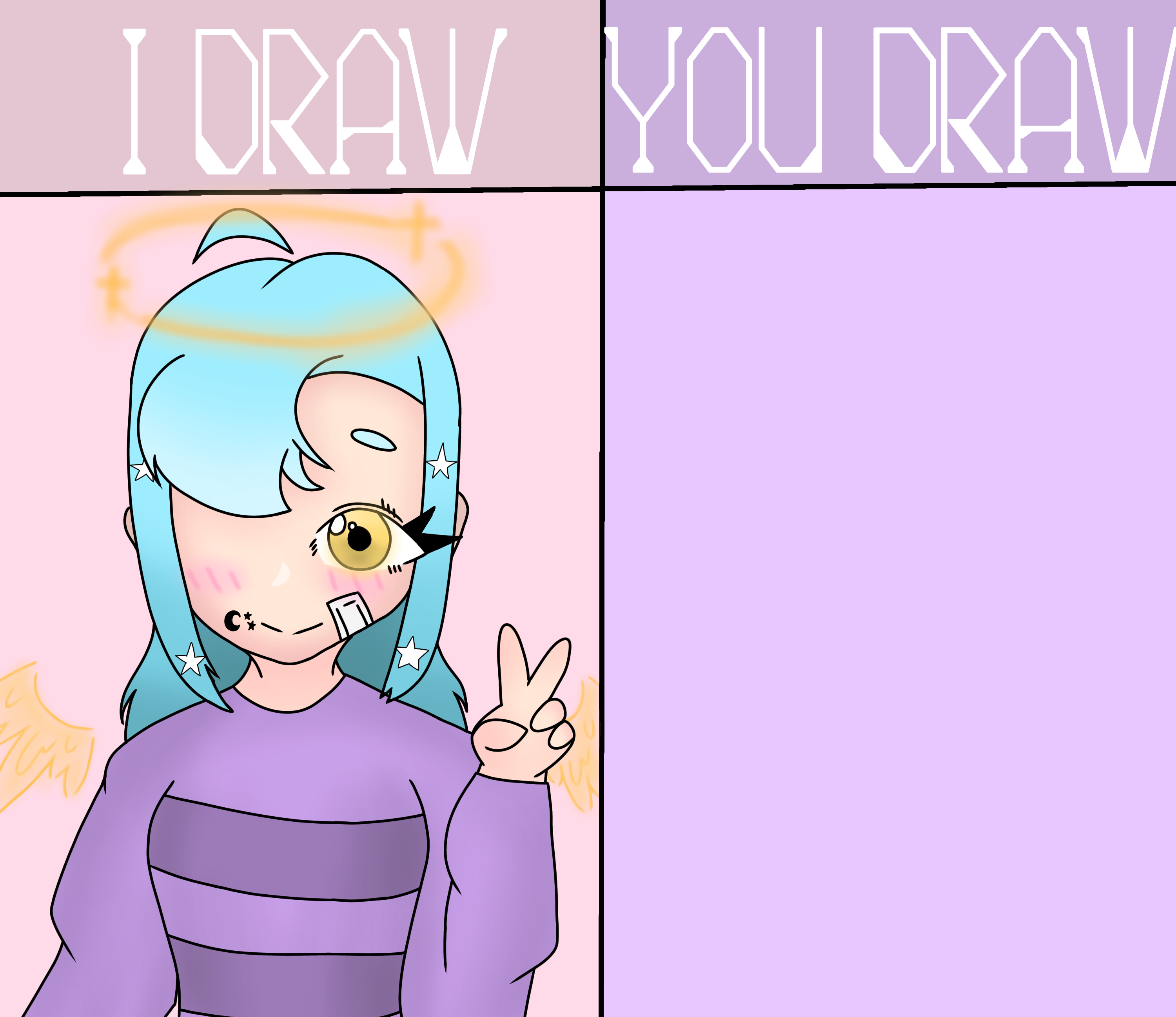 I DRAW, YOU DRAW WITH MY MAIN OC - ibisPaint