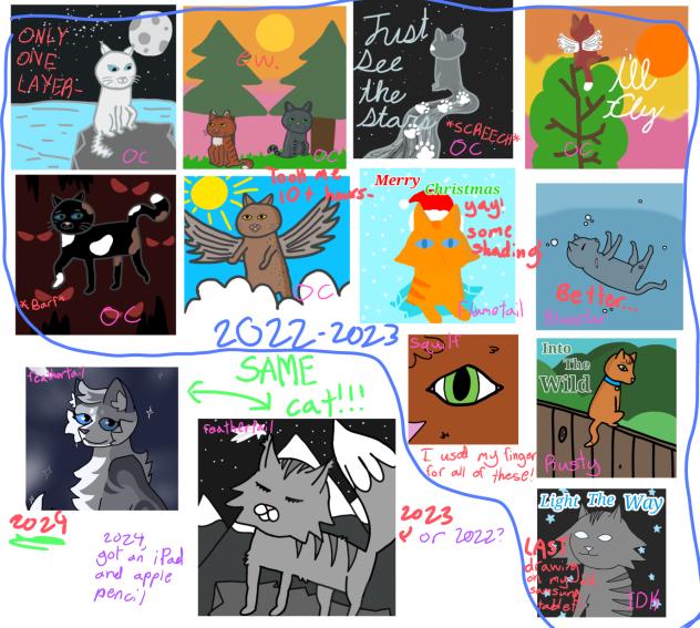 All my old drawings!