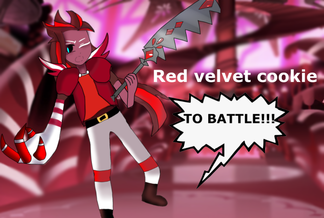 Red velvet cookie