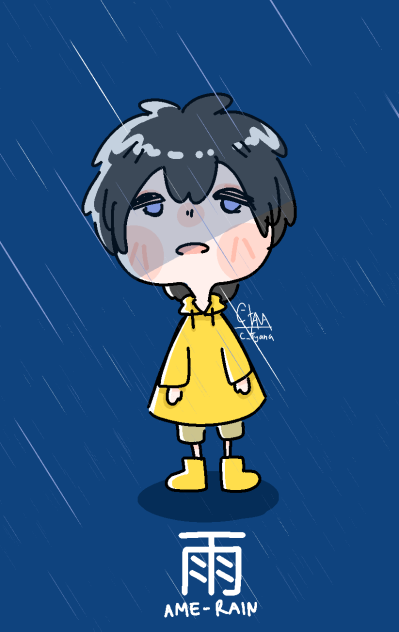 🌧💧🔵