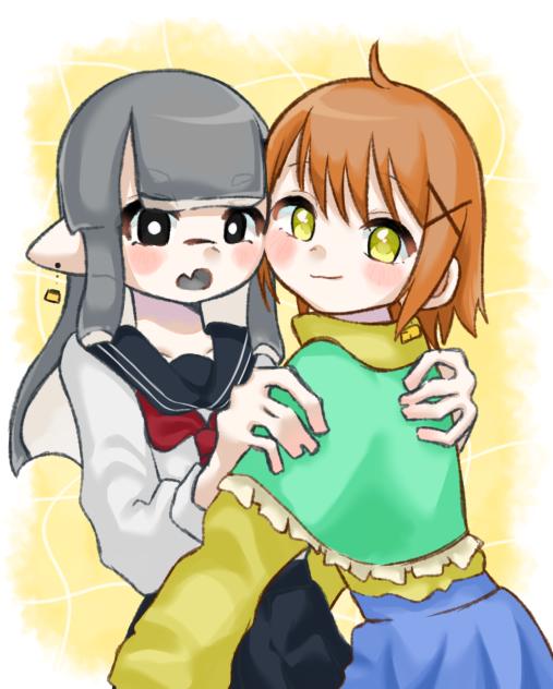 プリンちゃん🩶&たまごやきちゃん💛
