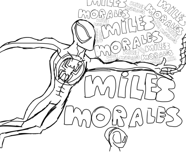 Miles morales sketch unfinished