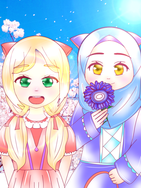💜🌸