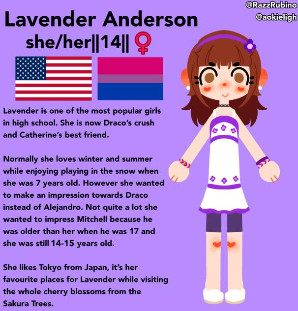 OC Ref Sheet - Lavender Anderson