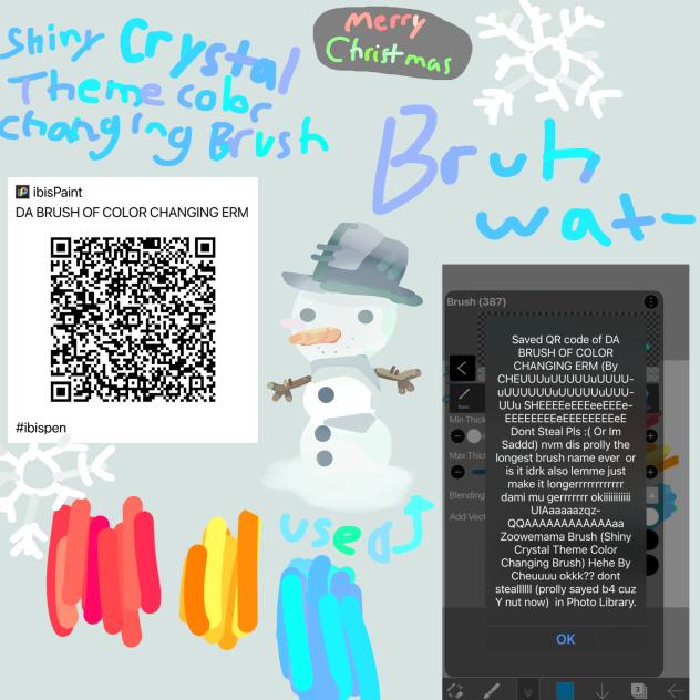 Shiny Crystal Theme Color Changing Brush