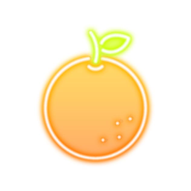 Orange neon icon2