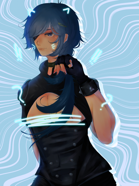 Kaeya in corset