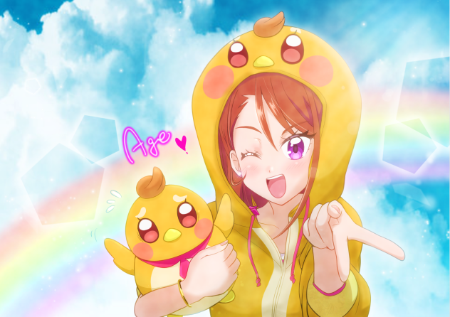 あげあげパーカー！