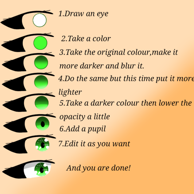 How i do the eyes
