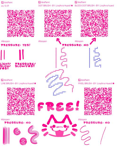 Free brushes I made - ibisPaint