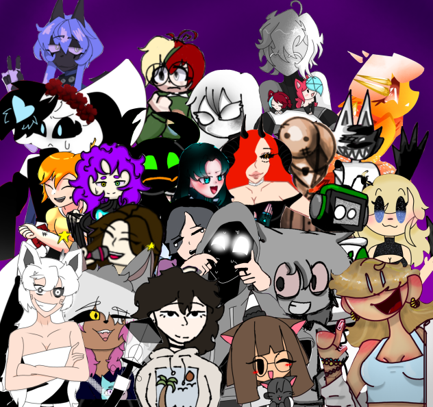 A few of my favourite artists collage