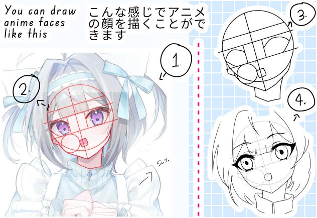 8 how to draw anime face