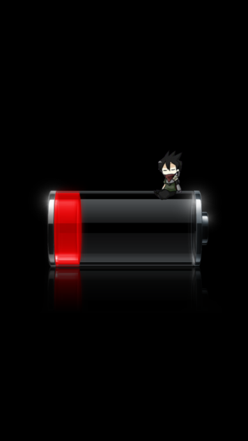 充電中