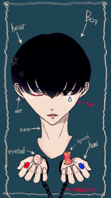 囚われた少年。