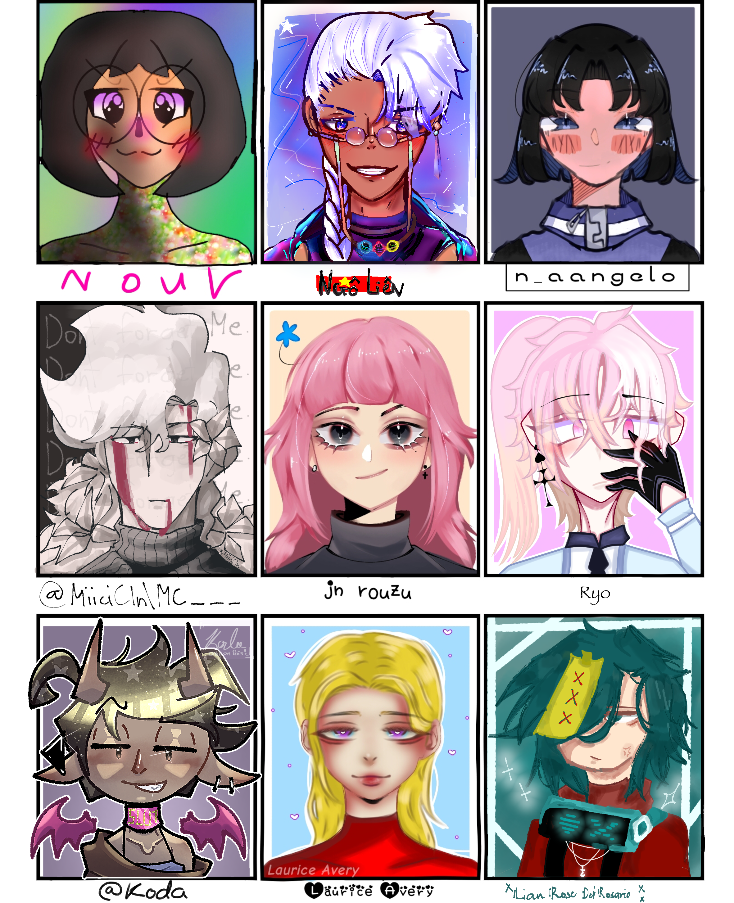 Collaborative drawing end - ibisPaint