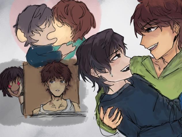 kieran x mason💖happy primero month 🦧