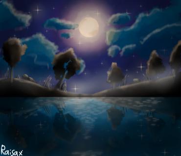 night time.