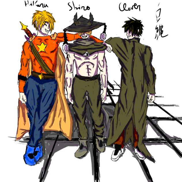 Hikaru, Shiro, Clover