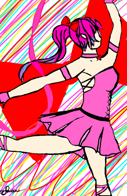 Pink Ballet - ibisPaint