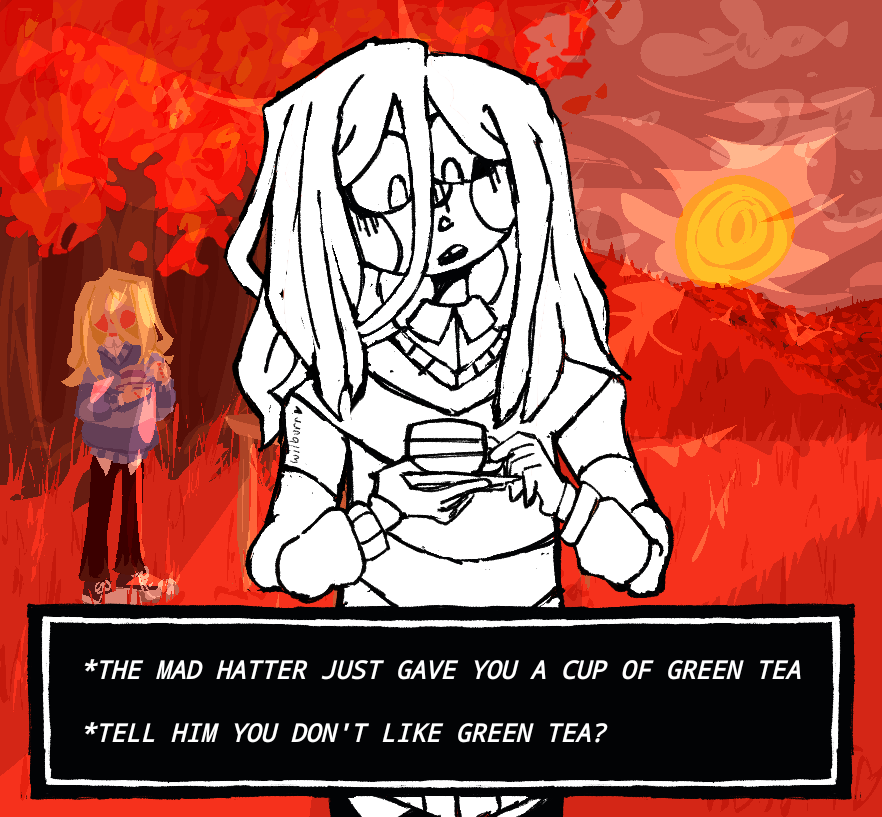 GREEN TEA PROBLEM - ibisPaint