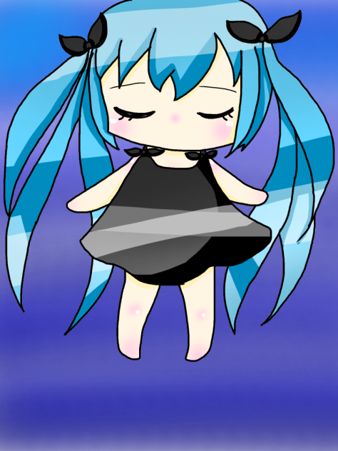 深海少女デフォルメ