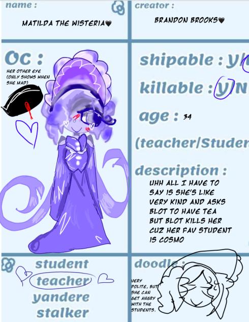 FOR DW YANDERE AU!
